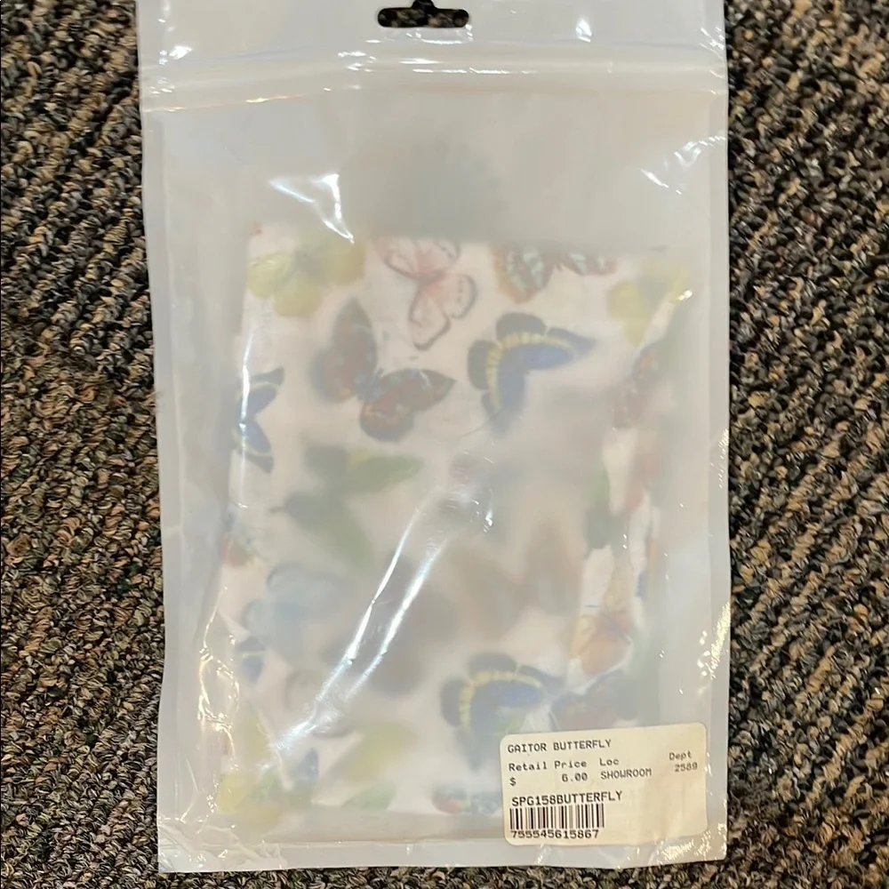 Butterfly Print Fashion Face Gaiter
